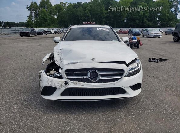 WDDWF8EBXKR512516 2019 MERCEDES-BENZ C Белый Вид спереди