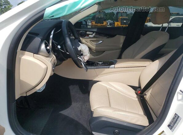WDDWF8EBXKR512516 2019 MERCEDES-BENZ C Белый Вид салона спереди