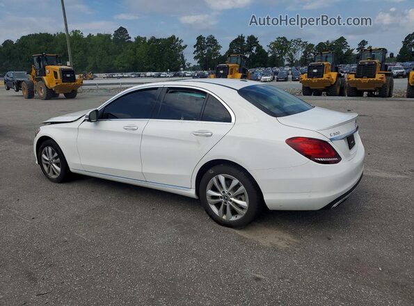 WDDWF8EBXKR512516 2019 MERCEDES-BENZ C Белый Задняя левая четверть