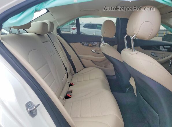 WDDWF8EBXKR512516 2019 MERCEDES-BENZ C Белый Вид задних сидений