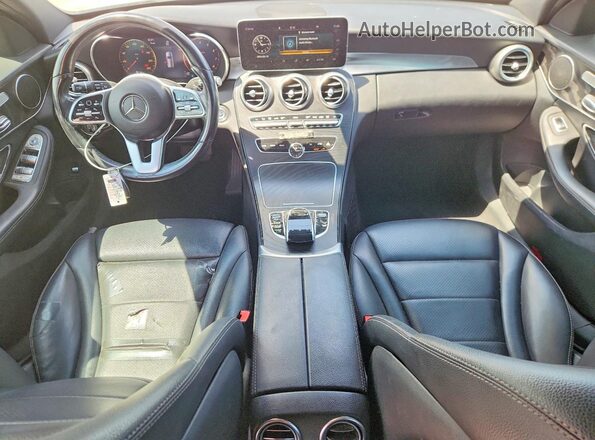 WDDWH8EB3KF841876 2019 MERCEDES-BENZ C White Vista del salpicadero