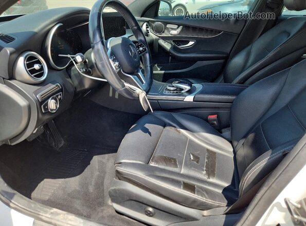 WDDWH8EB3KF841876 2019 MERCEDES-BENZ C White Vista interior delantera