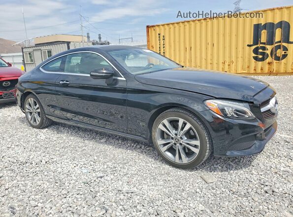 WDDWJ4JB0HF524679 2017 MERCEDES-BENZ C Black Front right