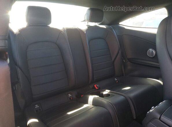 WDDWJ4JB1HF383007 2017 MERCEDES-BENZ C White Вид задніх сидінь