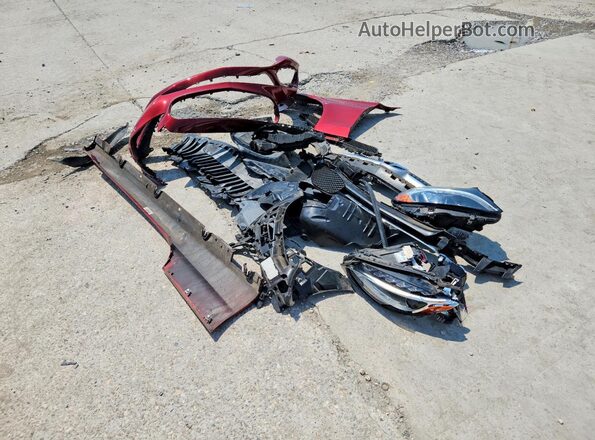 WDDWJ4JB1JF637966 2018 MERCEDES-BENZ C Red Widok komory silnika