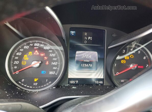WDDWJ4JB4HF367237 2017 MERCEDES-BENZ C Black Vista del cuadro de instrumentos