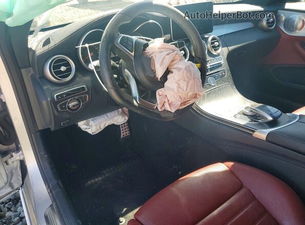 WDDWJ4JB5HF363441 2017 MERCEDES-BENZ C Silver Вид панелі приладів