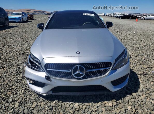 WDDWJ4JB5HF363441 2017 MERCEDES-BENZ C Silver Вид спереду