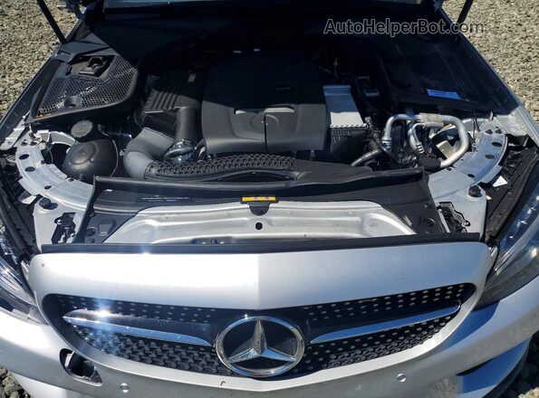 WDDWJ4JB5HF363441 2017 MERCEDES-BENZ C Silver Вид задньої частини салону