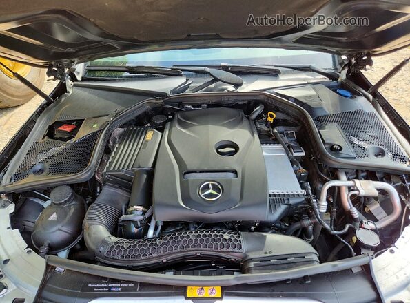 WDDWJ4KB3HF428060 2017 MERCEDES-BENZ C Черный Вид задней части салона