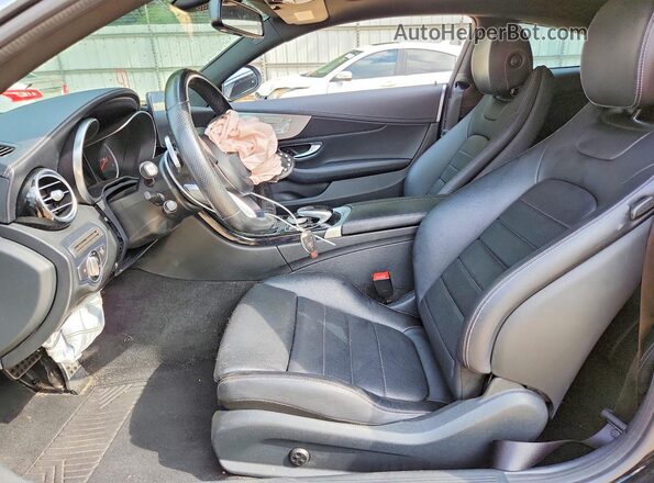 WDDWJ4KB3HF428060 2017 MERCEDES-BENZ C Черный Вид салона спереди