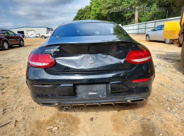 WDDWJ4KB3HF428060 2017 MERCEDES-BENZ C Черный Вид сзади