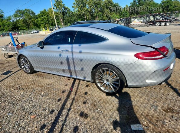WDDWJ4KB3HF546691 2017 MERCEDES-BENZ C Silver უკანა მარცხენა