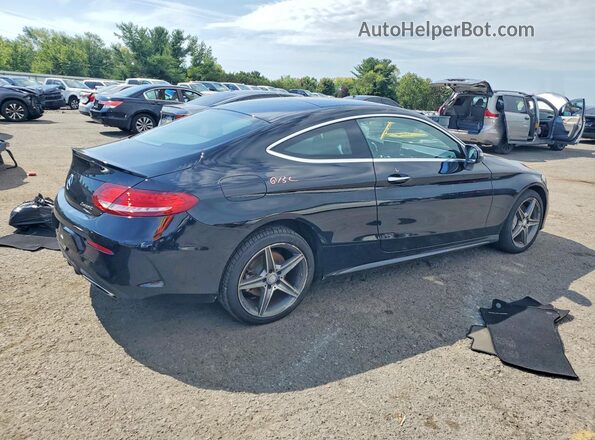 WDDWJ4KB8HF446487 2017 MERCEDES-BENZ C Черный Задняя правая четверть