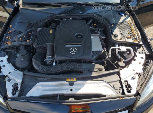 WDDWJ4KB8HF446487 2017 MERCEDES-BENZ C Черный Вид задней части салона