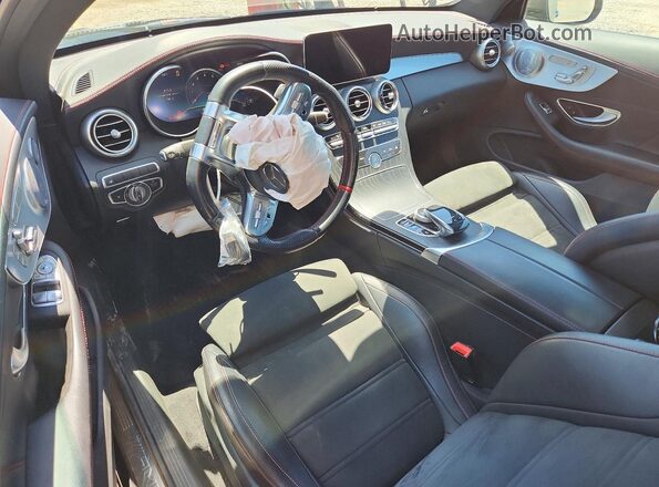WDDWJ6EB0KF844890 2019 MERCEDES-BENZ C Черный Вид панели приборов