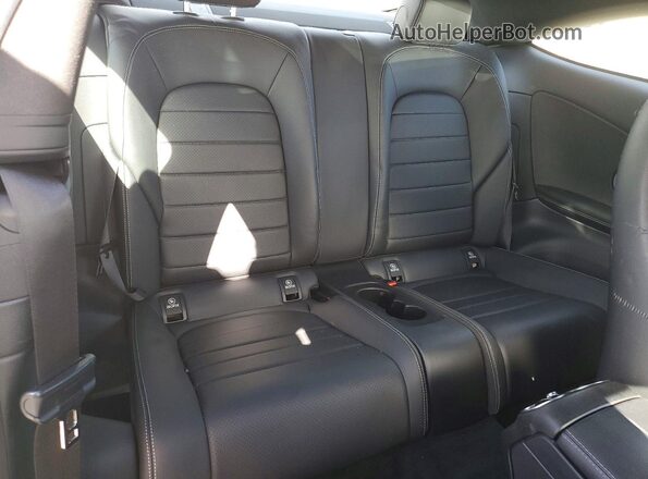 WDDWJ8DB9KF844593 2019 MERCEDES-BENZ C White Rear seats view
