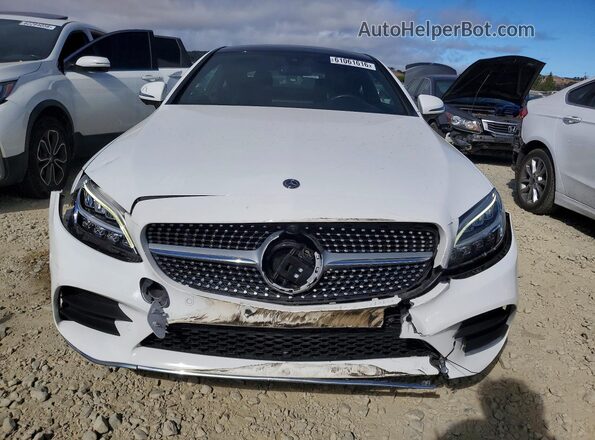 WDDWJ8DB9KF844593 2019 MERCEDES-BENZ C White Front view