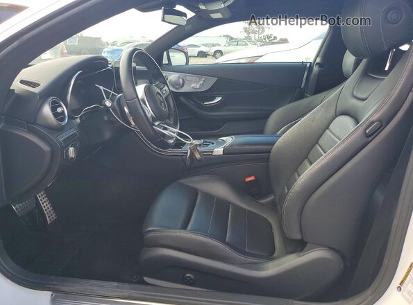 WDDWJ8DB9KF844593 2019 MERCEDES-BENZ C White Front interior view