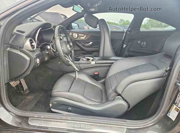 WDDWJ8EB5LF935568 2020 MERCEDES-BENZ C Угольный Вид салона спереди