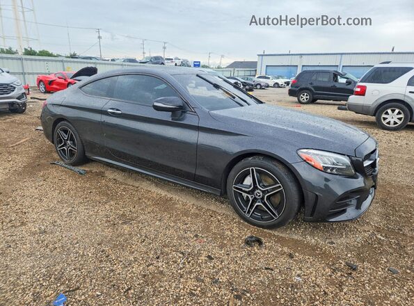 WDDWJ8EB5LF935568 2020 MERCEDES-BENZ C Угольный Передняя правая четверть