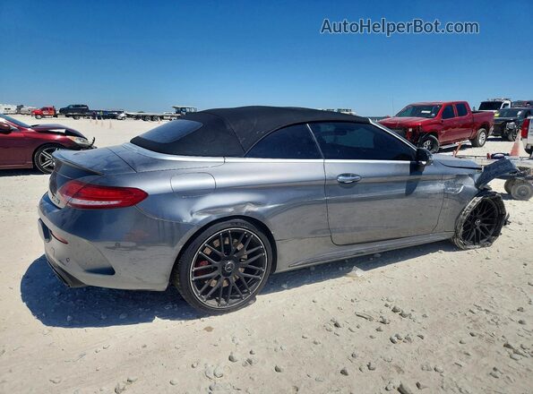 WDDWK8HB6JF662453 2018 MERCEDES-BENZ C Gray Задня права чверть