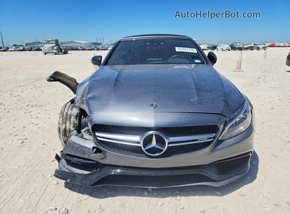WDDWK8HB6JF662453 2018 MERCEDES-BENZ C Gray Вид спереду