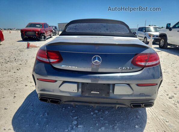 WDDWK8HB6JF662453 2018 MERCEDES-BENZ C Gray Вид ззаду