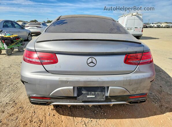 WDDXJ8FB0GA015529 2016 MERCEDES-BENZ S Gray Widok z tyłu