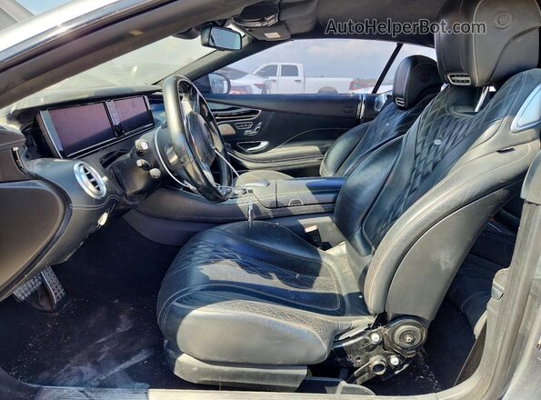 WDDXK8CB3HA019349 2017 MERCEDES-BENZ S Blue Vista interior delantera