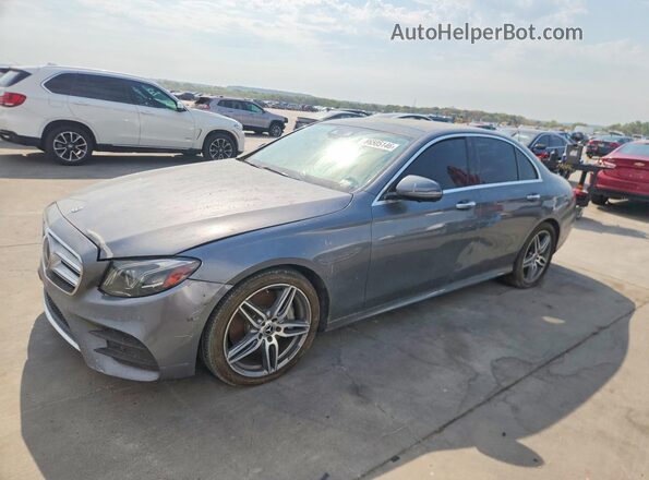 WDDZF4JB0JA428343 2018 MERCEDES-BENZ E-CLASS Gray Trasero izquierdo