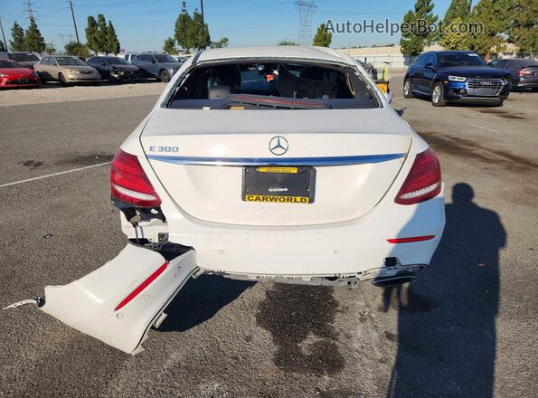 WDDZF4JB1JA384451 2018 MERCEDES-BENZ E White Rear view
