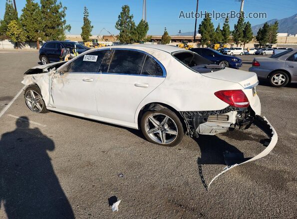WDDZF4JB1JA384451 2018 MERCEDES-BENZ E White Rear left