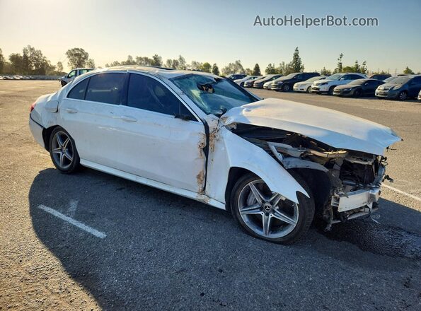 WDDZF4JB1JA384451 2018 MERCEDES-BENZ E White Front right