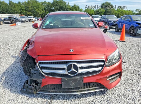 WDDZF4JB1JA487515 2018 MERCEDES-BENZ E Red Вид спереду