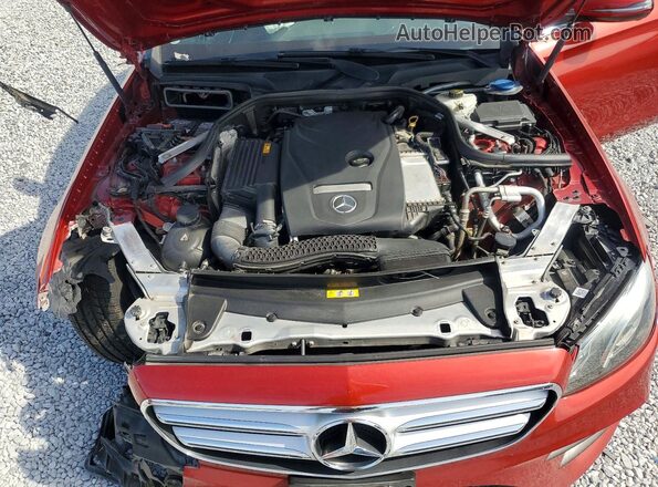 WDDZF4JB1JA487515 2018 MERCEDES-BENZ E Red Вид задньої частини салону