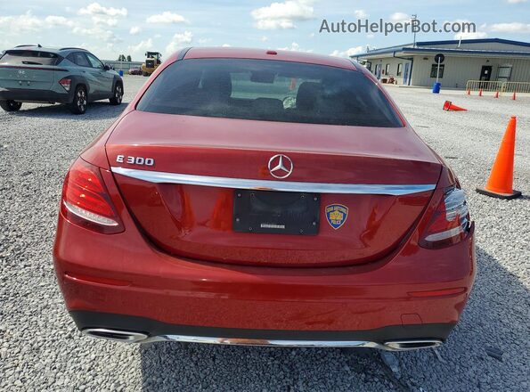 WDDZF4JB1JA487515 2018 MERCEDES-BENZ E Red Вид ззаду