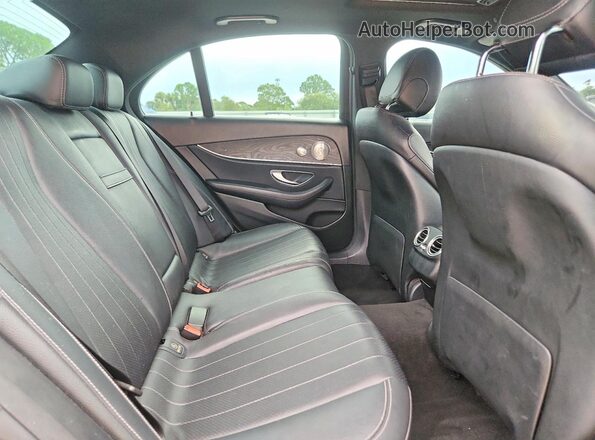WDDZF4JB2HA159742 2017 MERCEDES-BENZ E Black უკანა სავარძლების ხედი