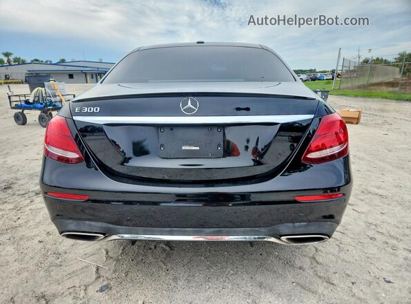 WDDZF4JB2HA159742 2017 MERCEDES-BENZ E Black უკანა ხედი