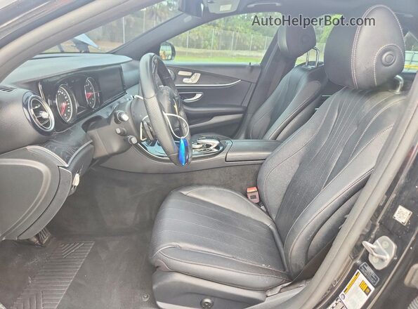 WDDZF4JB2HA159742 2017 MERCEDES-BENZ E Black წინა სალონის ხედი