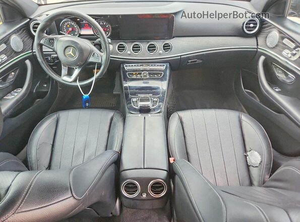 WDDZF4JB2HA159742 2017 MERCEDES-BENZ E Black წინა პანელის ხედი