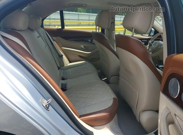 WDDZF4JB2HA175911 2017 MERCEDES-BENZ E Silver Vista de los asientos traseros