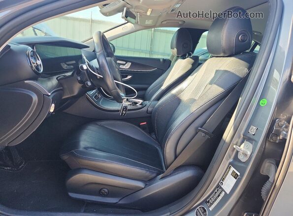 WDDZF4JB3JA310500 2018 MERCEDES-BENZ E Gray Widok wnętrza z przodu
