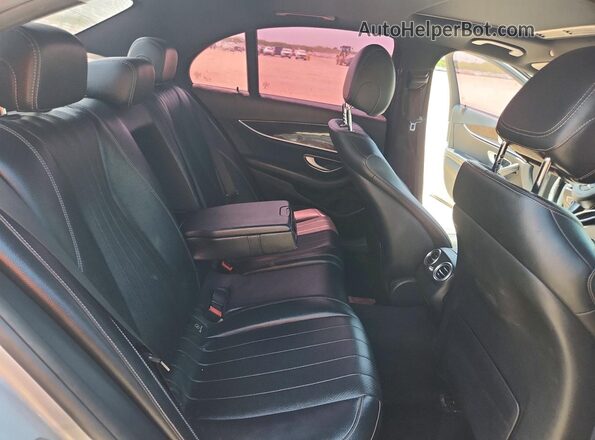 WDDZF4JB4HA041532 2017 MERCEDES-BENZ E Silver უკანა სავარძლების ხედი