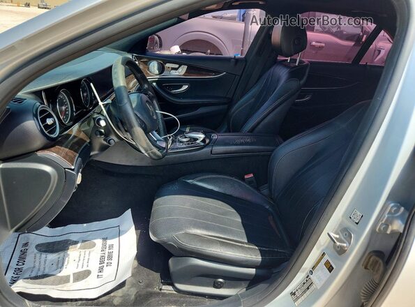WDDZF4JB4HA041532 2017 MERCEDES-BENZ E Silver წინა სალონის ხედი