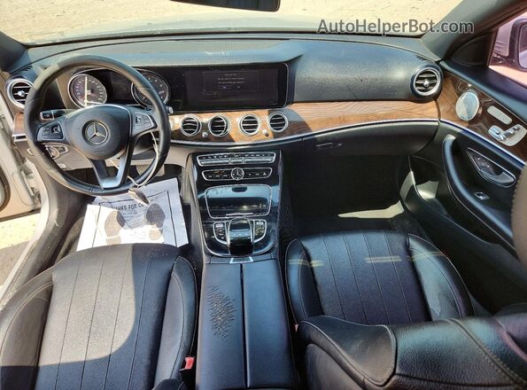 WDDZF4JB4HA041532 2017 MERCEDES-BENZ E Silver წინა პანელის ხედი