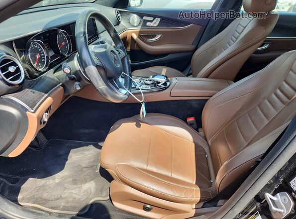 WDDZF4JB4HA240564 2017 MERCEDES-BENZ E Black წინა სალონის ხედი
