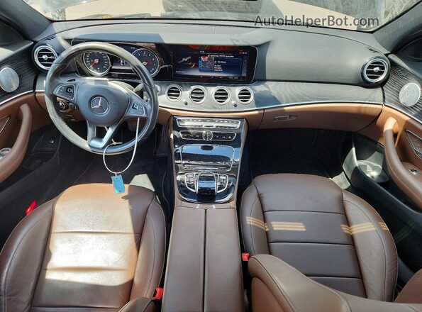 WDDZF4JB4HA240564 2017 MERCEDES-BENZ E Black წინა პანელის ხედი