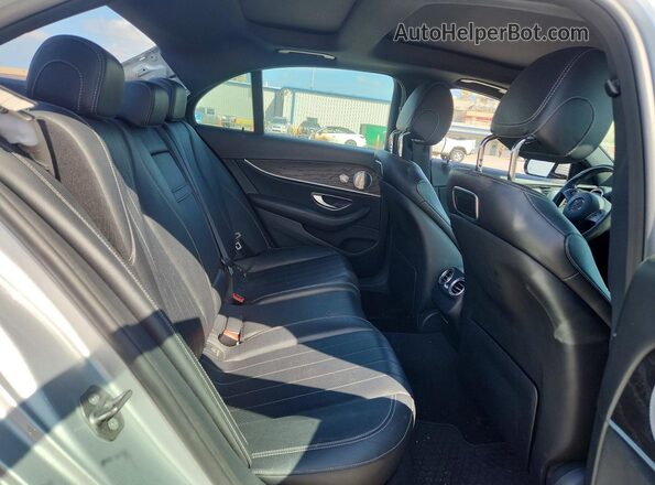 WDDZF4JB4JA348463 2018 MERCEDES-BENZ E Silver Rear seats view