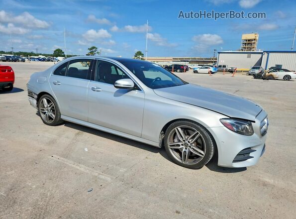 WDDZF4JB4JA348463 2018 MERCEDES-BENZ E Silver Front right